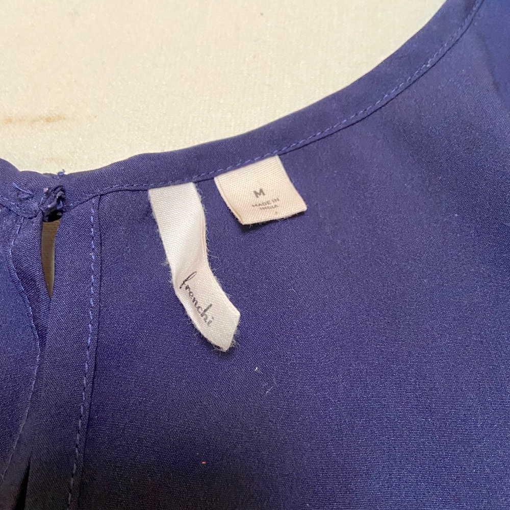 BP Nordstrom Blue Floral Lace Crop Top - Picture 3 of 3